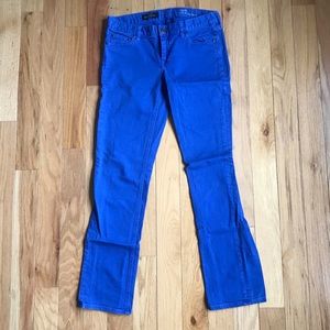 Blue J. Crew Matchstick Jeans